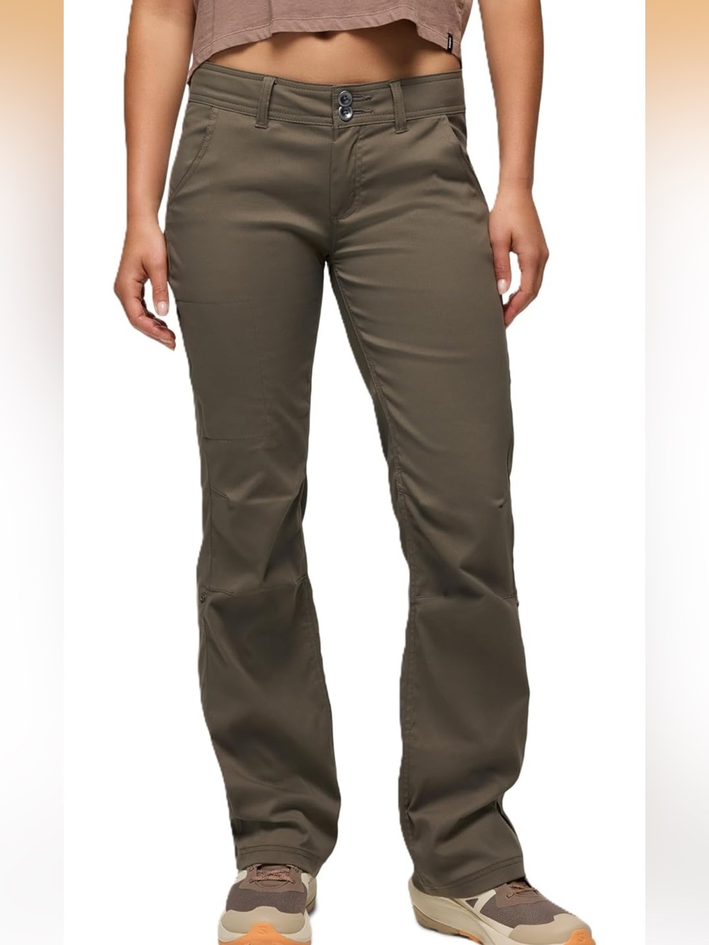 prAna Women's Halle Pant, Slate Green, 10 Regular. 539/bb2-8;v